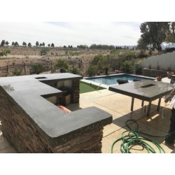 New Mexico Concrete work on back yard Patio